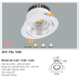 Đèn downlight led 1 chế độ AFC 734 12W 1C
