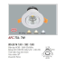 Đèn downlight led 1 chế độ AFC 734 7W 1C