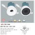Đèn downlight led 1 chế độ AFC 735 12W