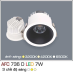 Đèn downlight led 3 chế độ AFC 736D 7W 3CD