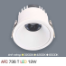 Đèn downlight led 1 chế độ AFC 736T 12W