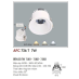 Đèn downlight led 1 chế độ AFC 736T 7W