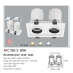 Đèn downlight led 1 chế độ AFC 755/2 20W