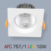 Đèn downlight led 1 chế độ AFC 757/1 12W