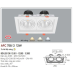Đèn downlight led 3 chế độ AFC 758/2 12W 3C