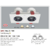 Đèn downlight led 3 chế độ AFC 764/2 7W 3C