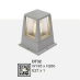 Đèn trụ cổng DT 32