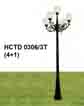 Đèn trụ sân vườn cao HCTD 0306/3T(4+1)