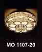 Áp trần pha lê Led tròn MO 1107-20