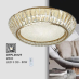 Áp trần pha lê Led tròn OTPL 3512T
