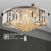Áp trần pha lê Led tròn OTPL 3514T1000
