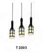 Đèn thả gỗ T 230/3