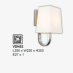 Đèn tường thủy tinh  VDN 53