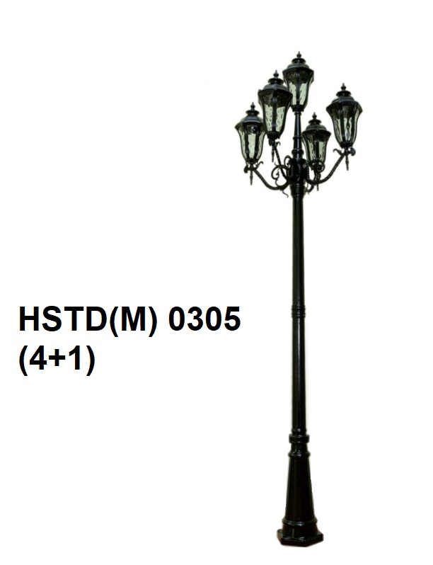 Đèn trụ sân vườn cao hstdm 0305 (4+1)