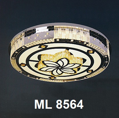 Áp trần pha lê Led tròn ml 8564