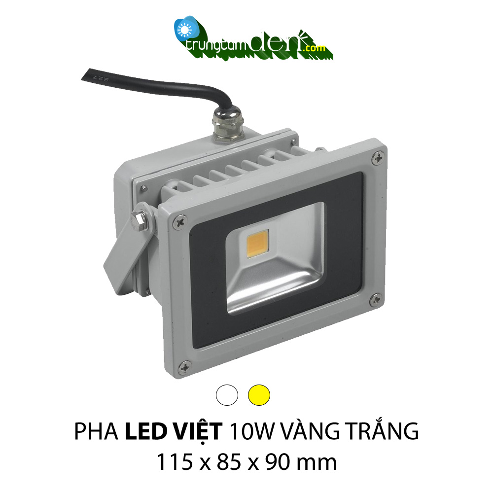 PHA LED 10W Trắng + Vàng