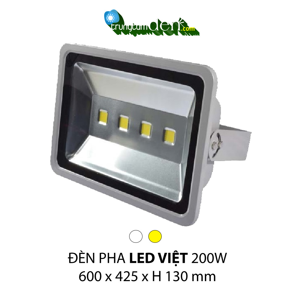 PHA LED 200W Trắng + Vàng