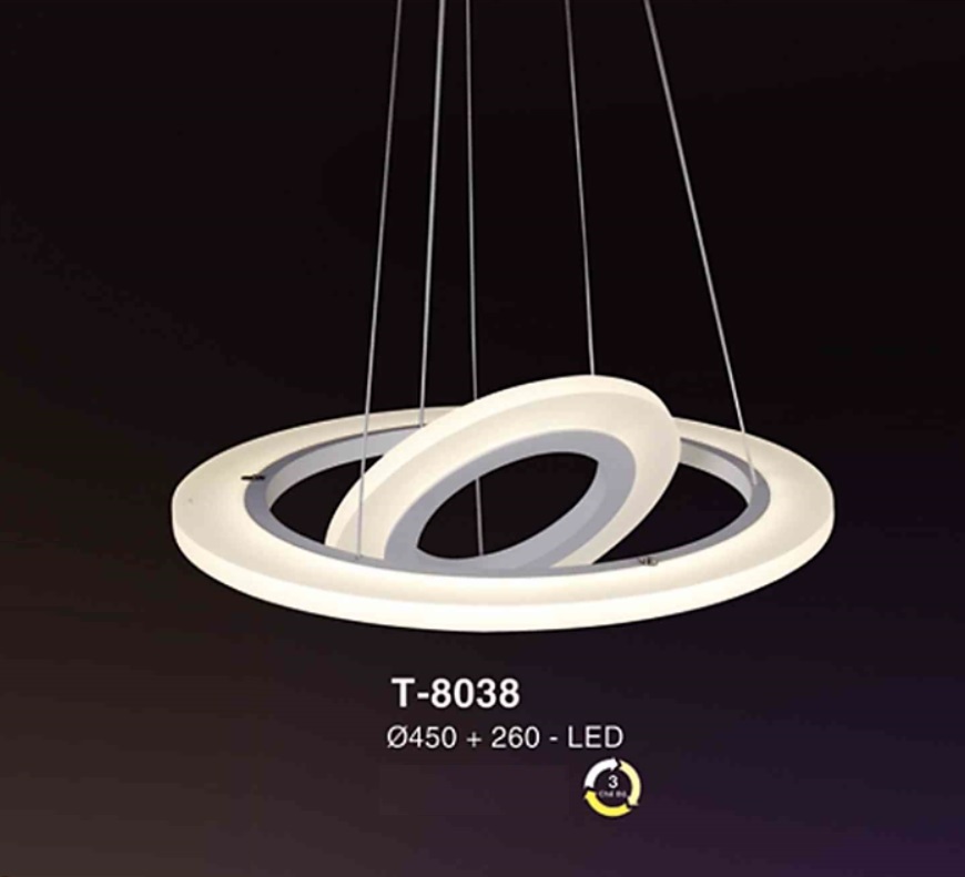 Đèn thả nghệ thuật LED t 8038