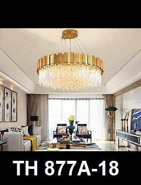 Đèn chùm thả pha lê th 877a-18b