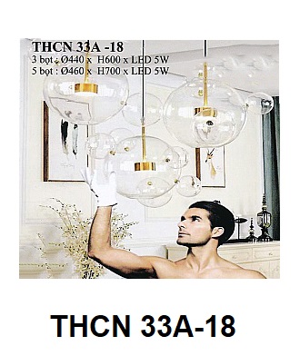 Đèn thả nghệ thuật LED thcn 33a-18