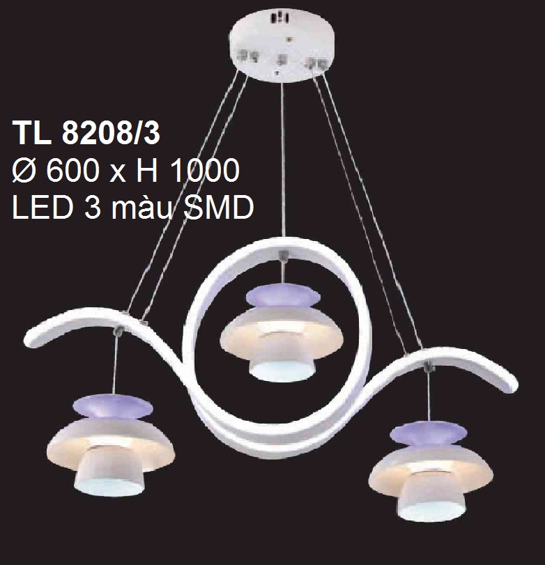 Đèn thả nghệ thuật LED tl 8208/3