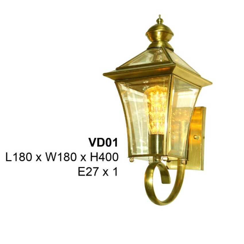Đèn tường đồng vd01